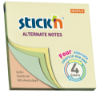 Picture of Adhesive Notes: 76mm X 76mm Pastel Alternate Note