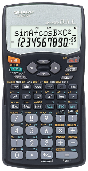 Picture of Calculator Sharp EL-531 WHB Scientific