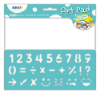 Picture of Adhesive Art Pad Numbers