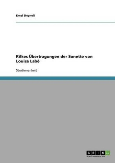 Picture of Rilkes UEbertragungen der Sonette von Louize Labe