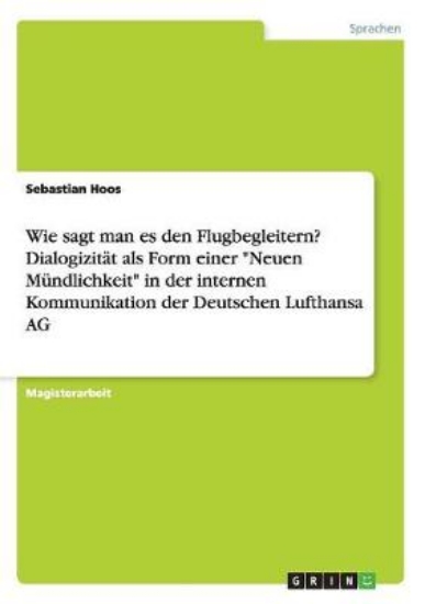 Picture of Wie sagt man es den Flugbegleitern? Dialogizitat a