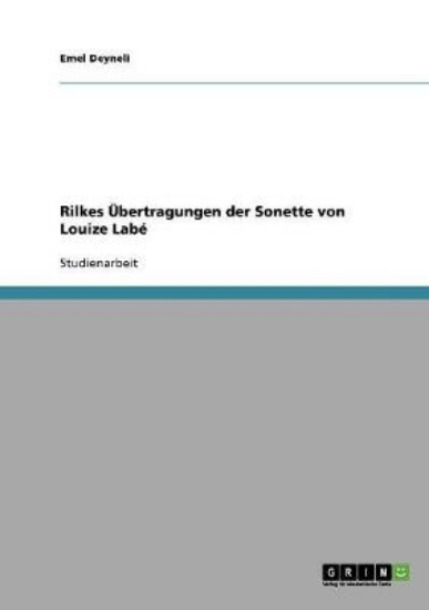 Picture of Rilkes UEbertragungen der Sonette von Louize Labe