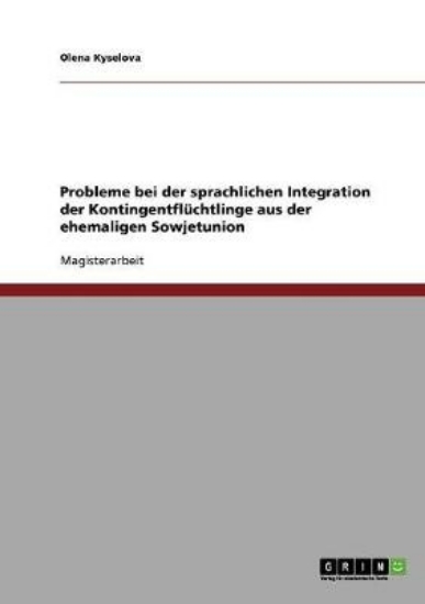 Picture of Probleme bei der sprachlichen Integration der Kont