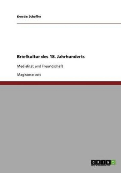 Picture of Briefkultur des 18. Jahrhunderts