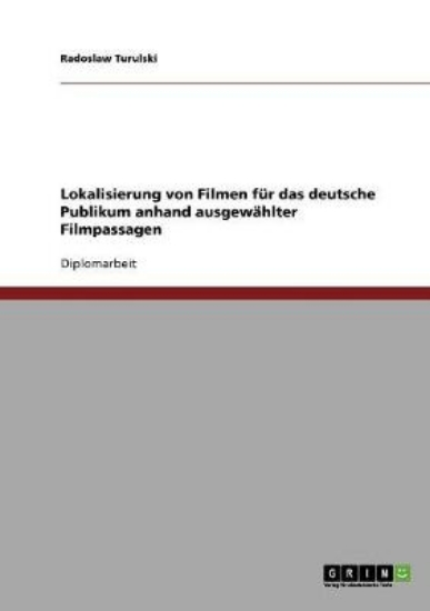 Picture of Lokalisierung von Filmen fur das deutsche Publikum