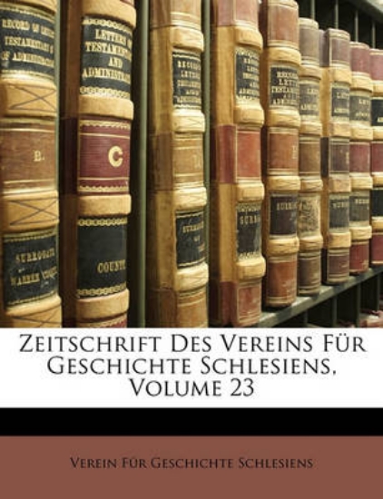 Picture of Zeitschrift Des Vereins Fur Geschichte Schlesiens,