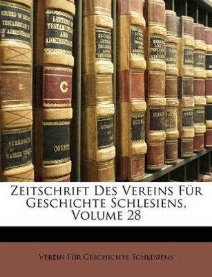 Picture of Zeitschrift Des Vereins Fur Geschichte Schlesiens,