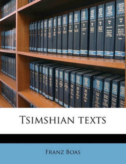 Picture of Tsimshian Texts