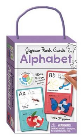 Picture of Alphabet Building Blocks Jigsaw Flash Cards (UK En