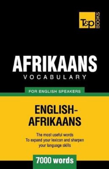 Picture of Afrikaans vocabulary for English speakers - 7000 w