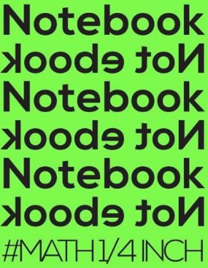 Picture of Notebook Not eBook #math 1/4 Inch