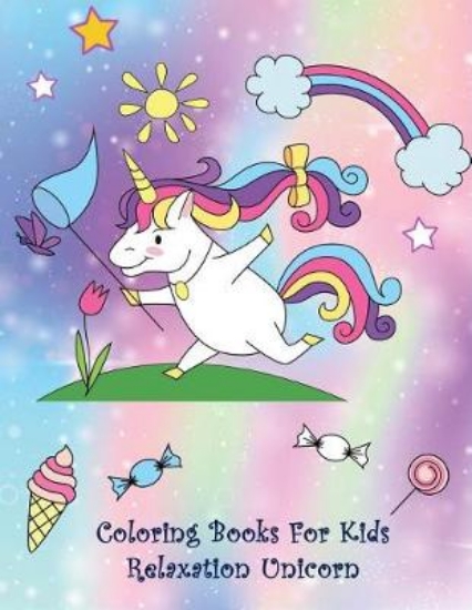 Picture of Coloring Books for Kids Relaxation Unicorn