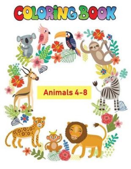 Picture of Coloring Books Animals 4-8