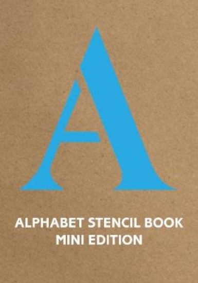 Picture of Alphabet Stencil Book mini edition (blue)