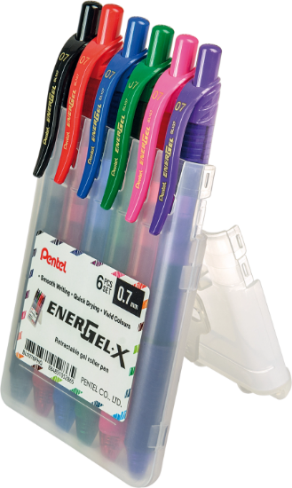 Picture of Pentel Bl107 Energel Retractable Plastic Case Set