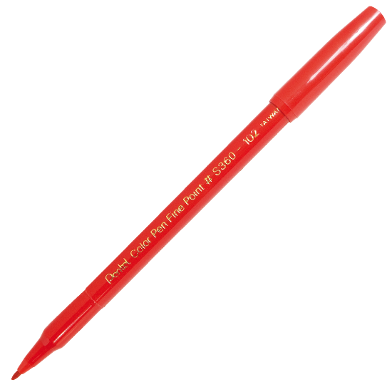 Picture of Colour Pen Fibre Tip  Red 2.0mm Nib Size