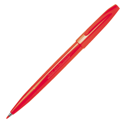 Picture of Sign Pen Fibre Tip Red 2.0 mm Nib Size