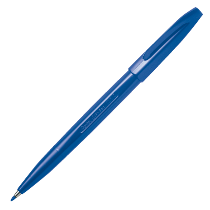 Picture of Sign Pen Fibre Tip Blue 2.0 mm Nib Size