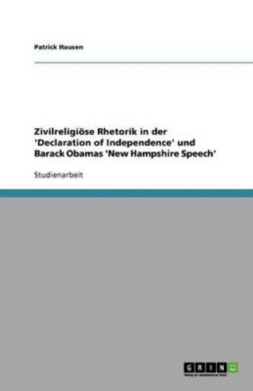 Picture of Zivilreligioese Rhetorik in der 'Declaration of In