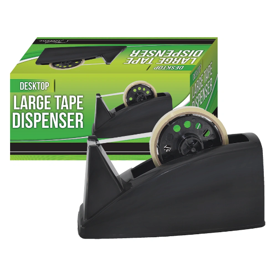 Picture of Tape Dispenser Desk: Large Dual Core Black