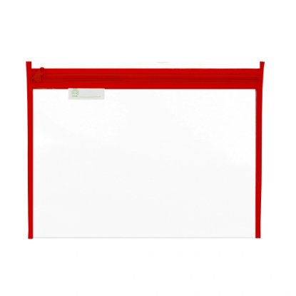 Picture of Book Bags -Thick PVC with Zip Red