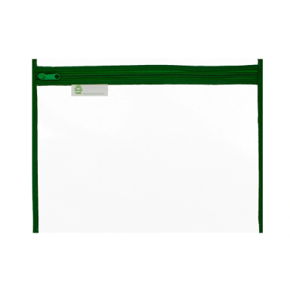 Picture of Book Bags -Thick PVC with Zip Green