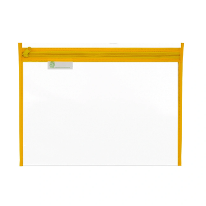 Picture of Book Bags -Thick PVC with Zip Yellow