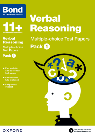 Picture of Bond 11+: Verbal Reasoning: Multiple-choice Test P