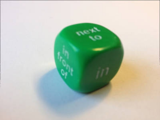 Picture of Dice - Prepositions