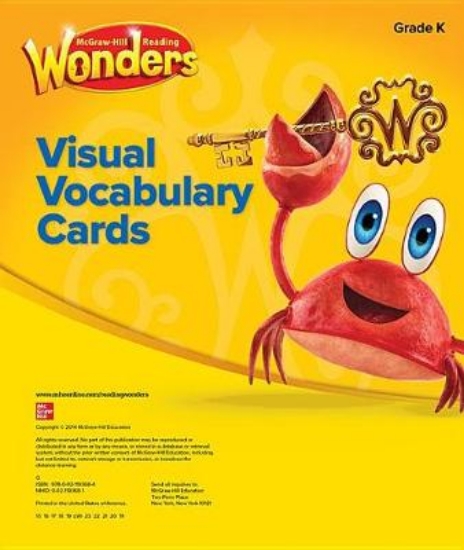 Picture of Reading Wonders Visual Vocabulary Cards Grade K