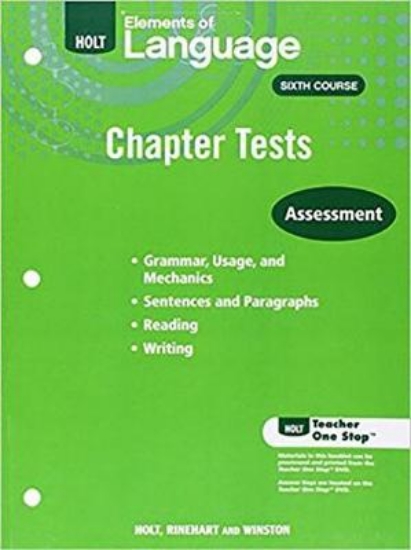 Picture of Chapter Test Tchr Wkbk Eolang 2009 G12
