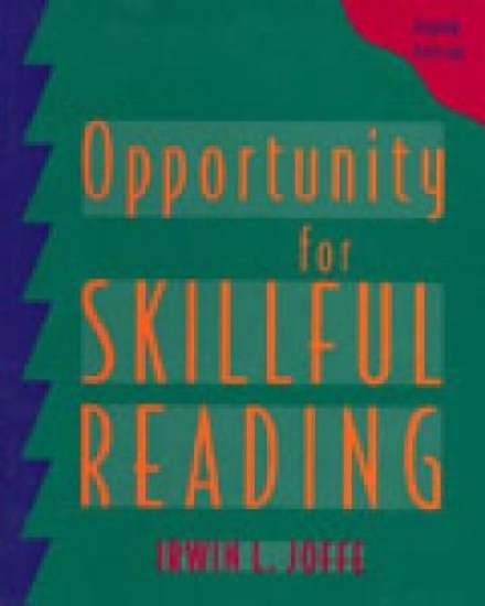 Picture of Opportunity for Skillful Reading