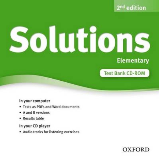 Picture of Solutions: Elementary: Test Bank CD-ROM