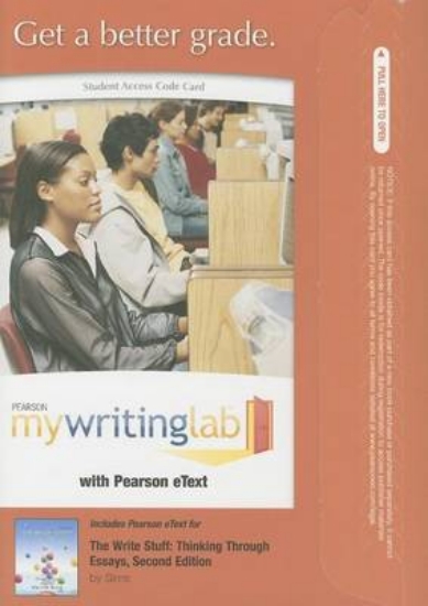 Picture of MyLab Writing with Pearson eText -- Standalone Acc