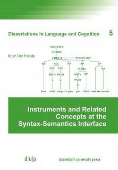 Picture of Instruments and Related Concepts at the Syntax-Sem