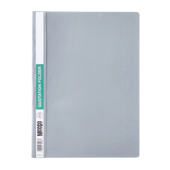 Picture of Quotation Folders PVC: Silver Each