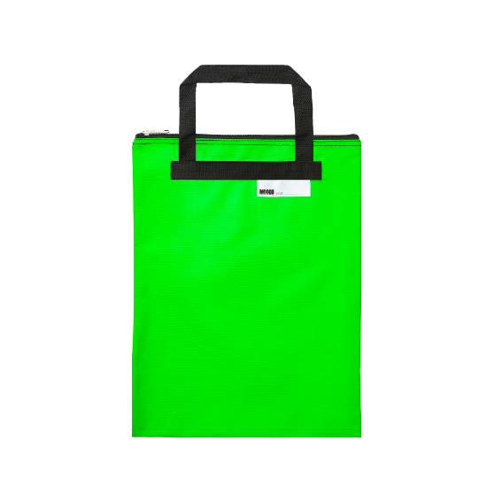 Picture of Meeco Nylon Book Carry Bag Neon Green 380mm x 290m