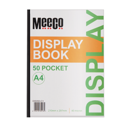 Picture of Meeco A4 Economy Display Book 50 Pockets Clear