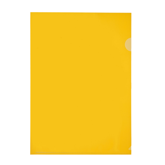 Picture of Meeco A4 Secretarial Folder Yellow Pkt-10