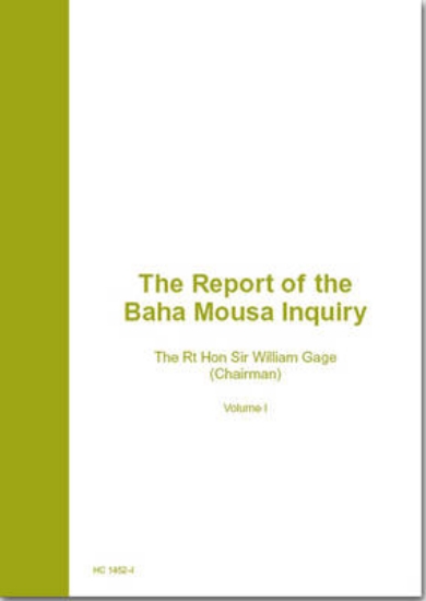 Picture of The Baha Mousa Public Inquiry Report
