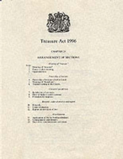 Picture of Treasure Act 1996