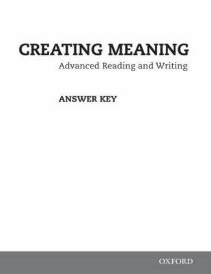 Picture of Creating Meaning: Answer Key Booklet