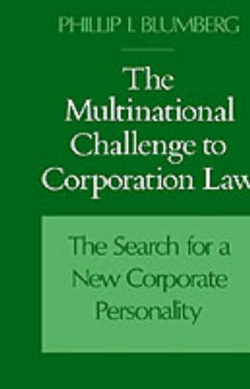 Picture of The Multinational Challenge to Corporation Law