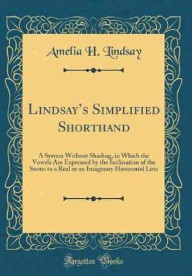 Picture of Lindsay's Simplified Shorthand