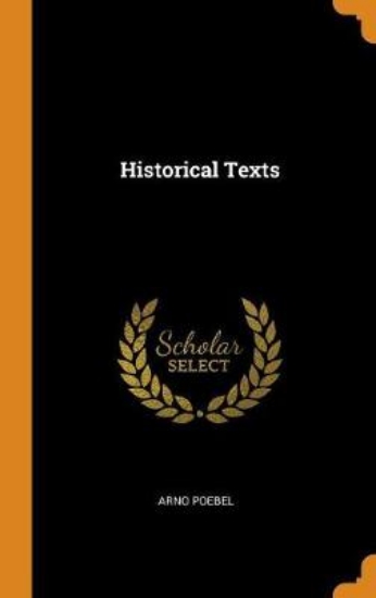 Picture of Historical Texts
