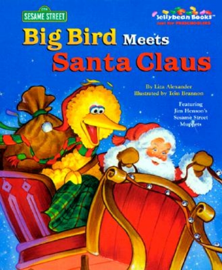 Picture of Big Bird Meets Santa Claus
