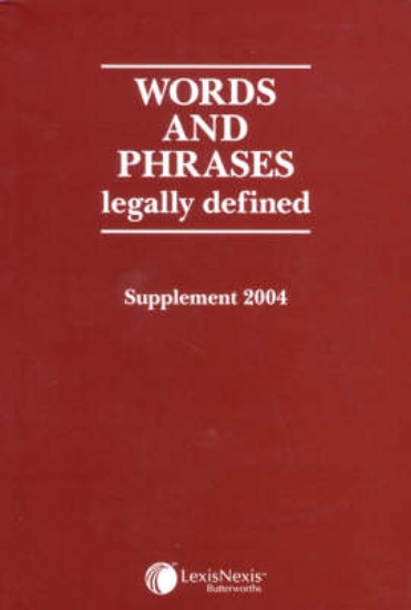 Picture of Words and Phrases: 2004 Supplement