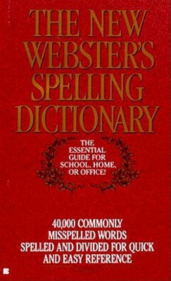 Picture of New Webster's Spelling Dictionary