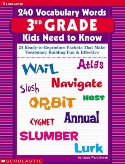 Picture of 240 Vocabulary Words 3rd Grade Kids Need to Know