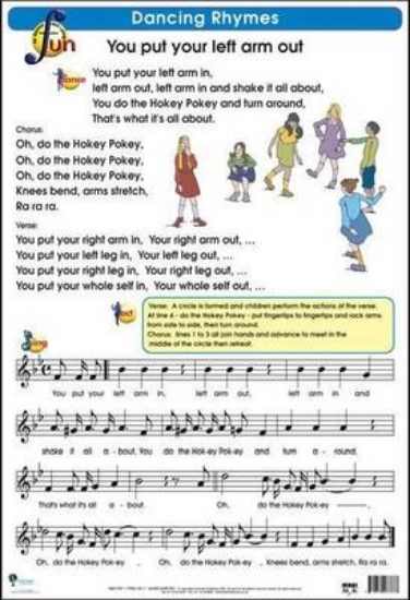 Picture of You put your left arm out: Wall chart